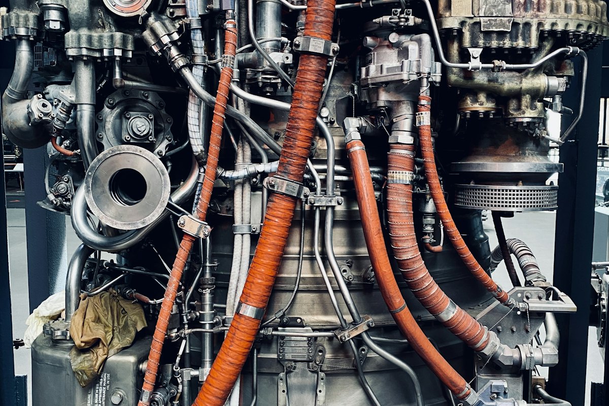 An aircraft engine accessory section